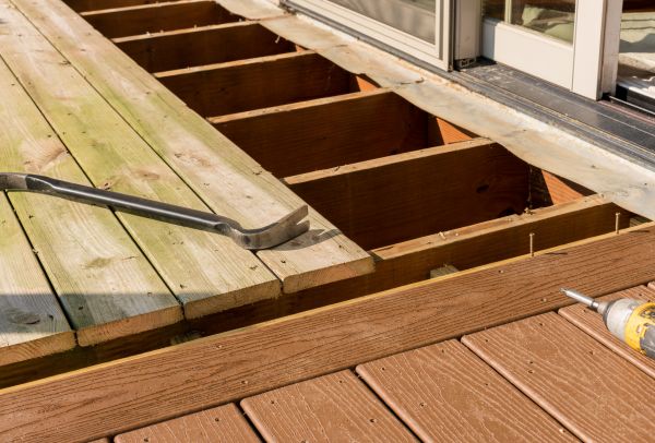 Cost of Old Deck Repair in Rocklin